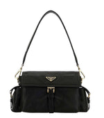 Black Explore Medium Shoulder Bag 1