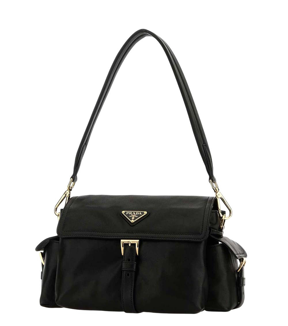 Black Explore Medium Shoulder Bag 2