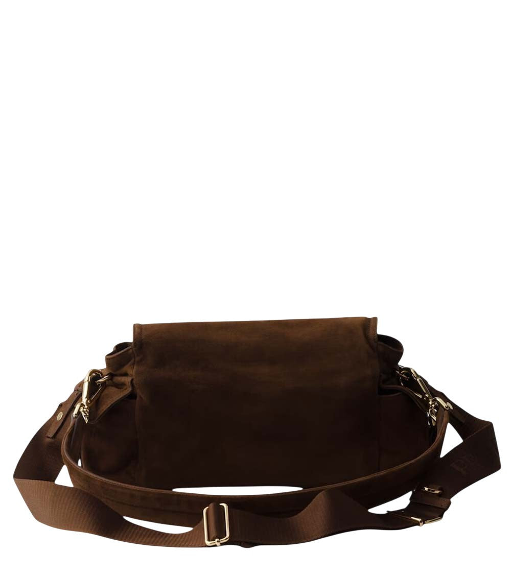 Brown Logo Medium Shoulder Bag 3