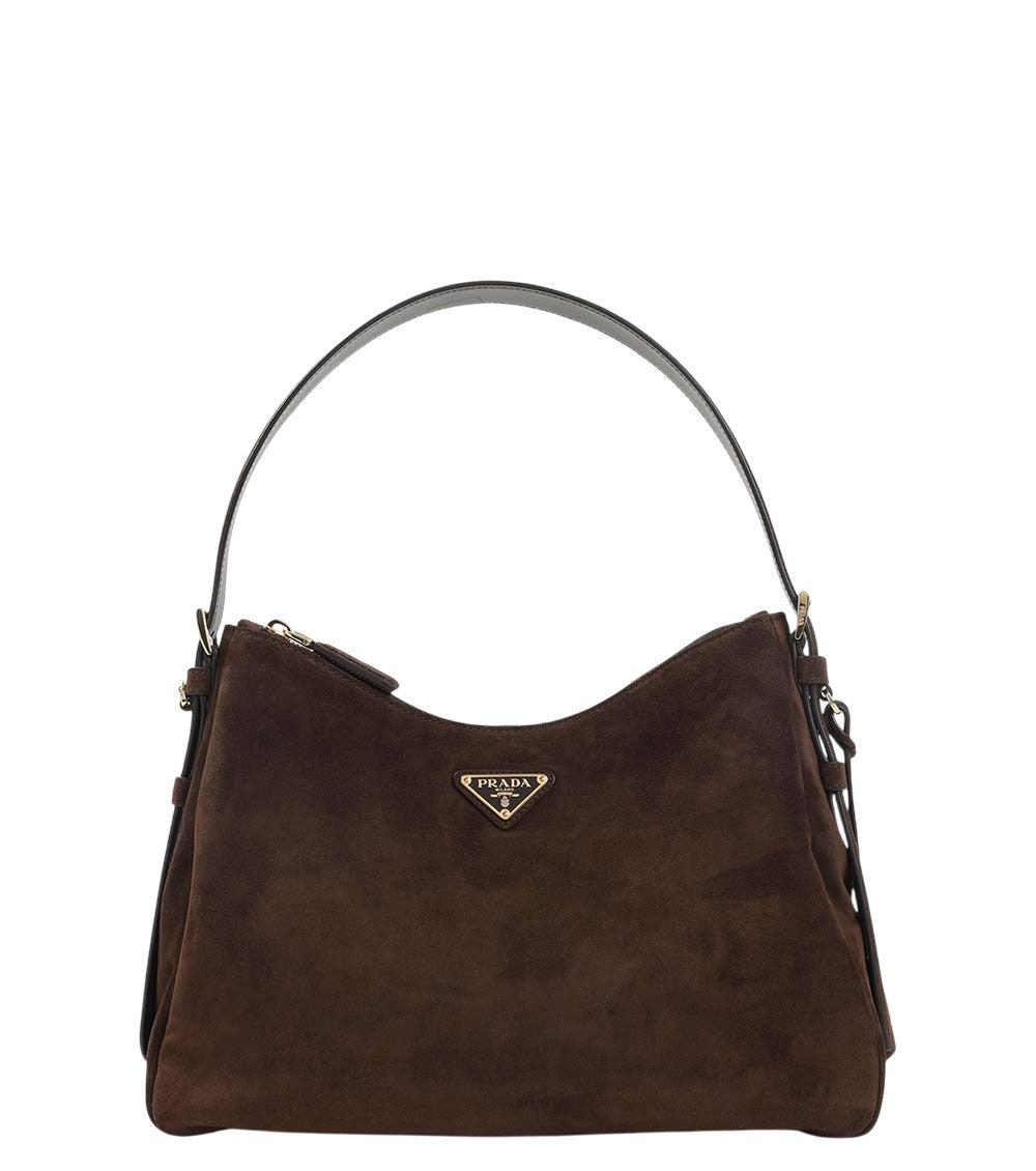 Dark Brown Aimee Medium Shoulder Bag 1