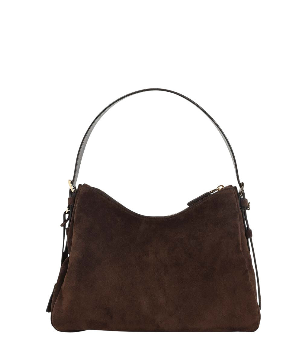 Dark Brown Aimee Medium Shoulder Bag 2