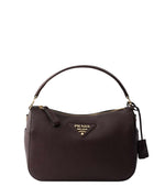 Dark Brown Logo Small Shoulder Bag 1