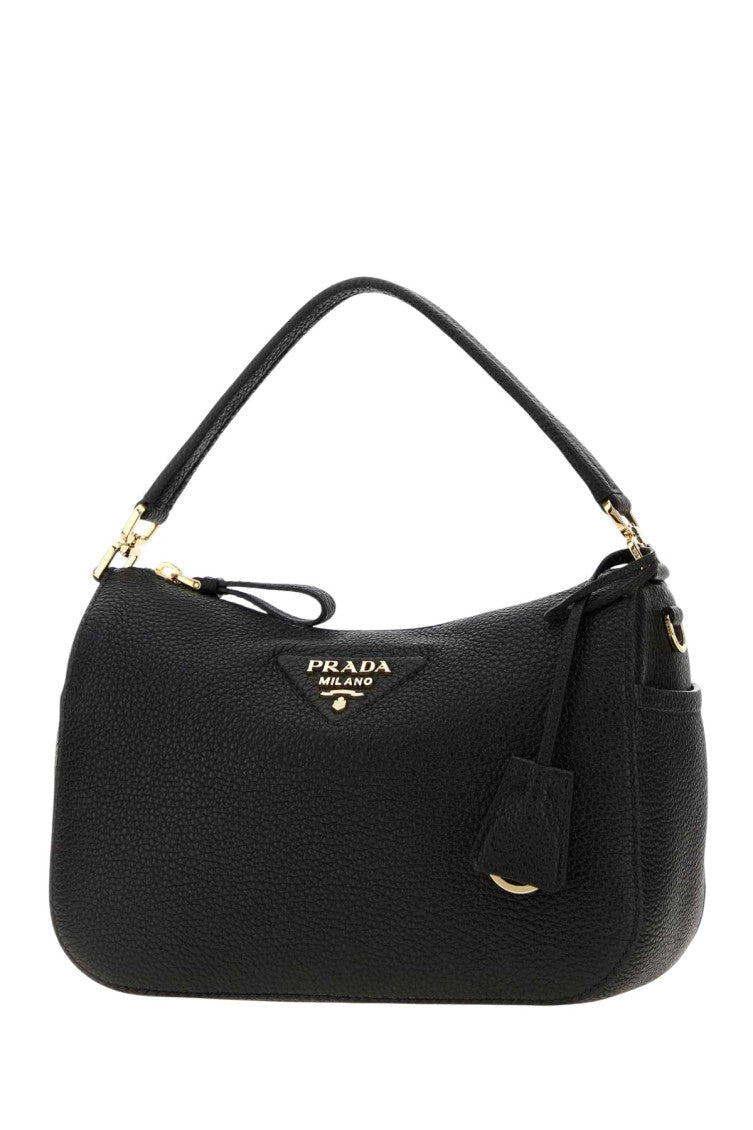 Black Logo Small Shoulder Bag 2