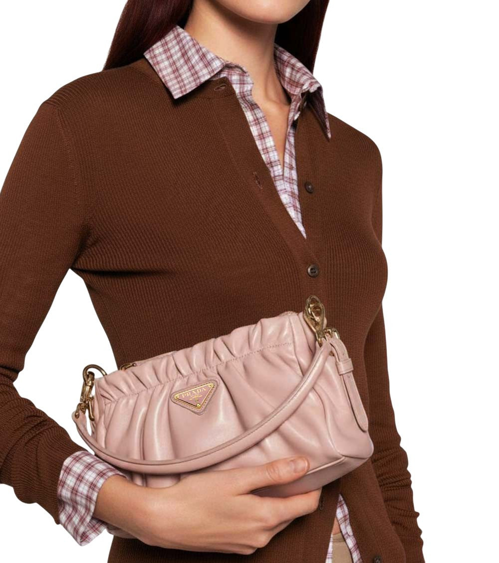 Pink Logo Small Shoulder Bag 5