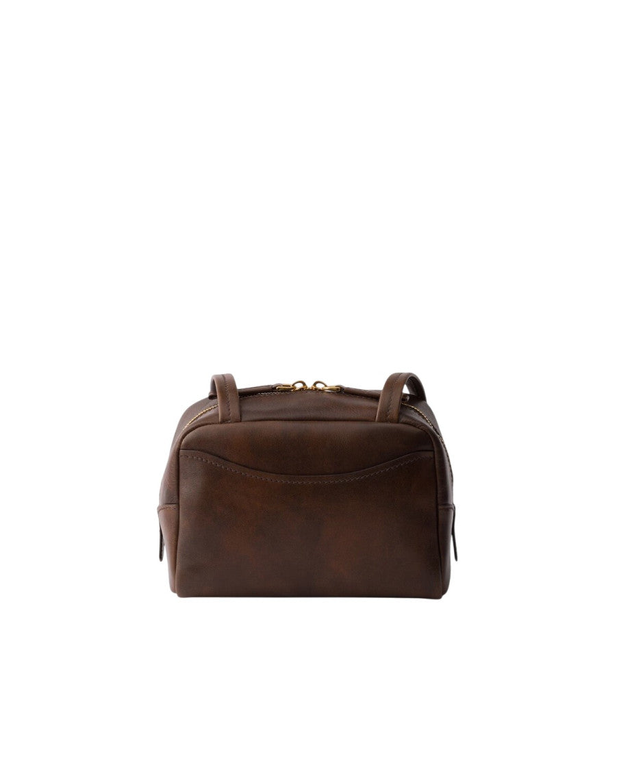 Brown Logo Mini Shoulder Bag 3