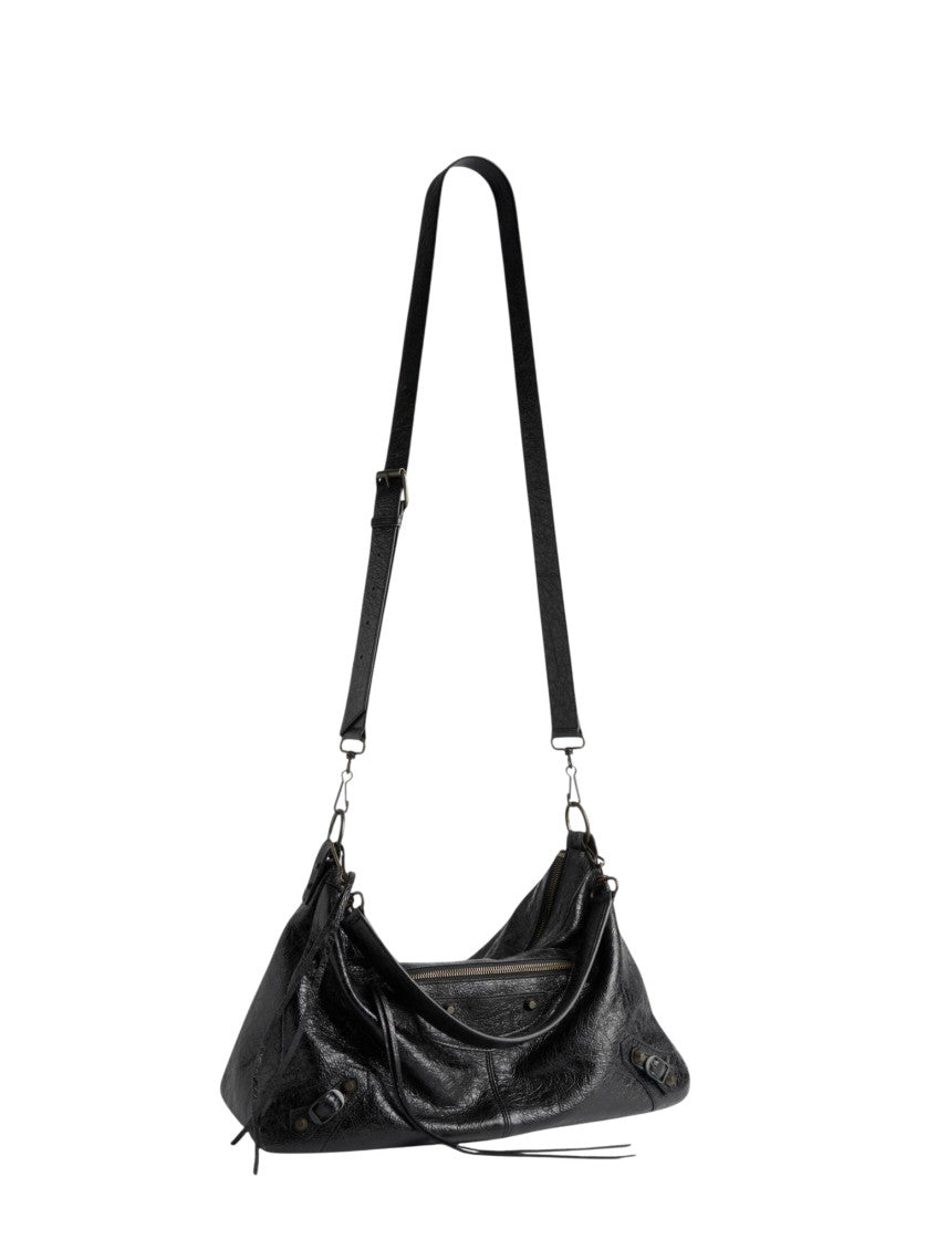 Black Le City Moto Medium Crossbody Bag 2