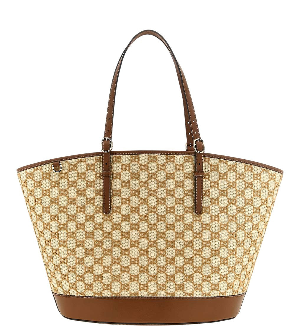 Brown Logo Large Tote 1