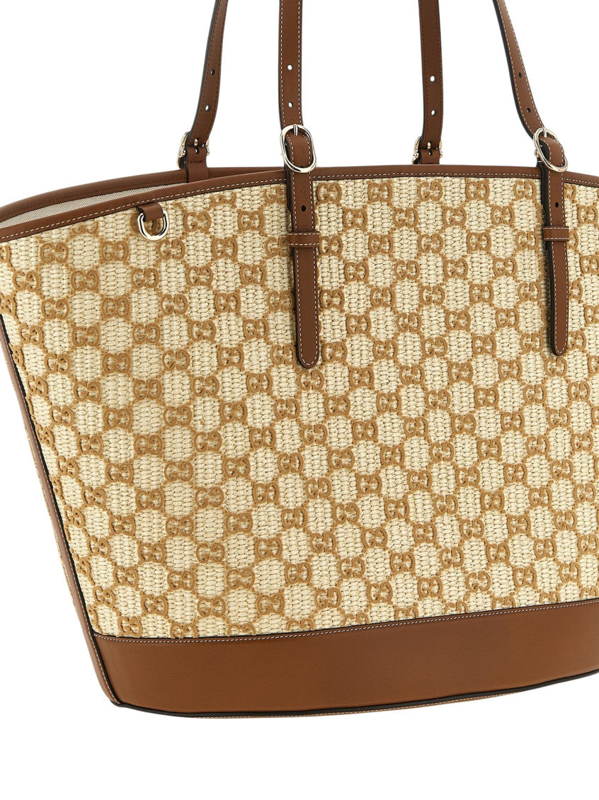 Brown Logo Large Tote 3
