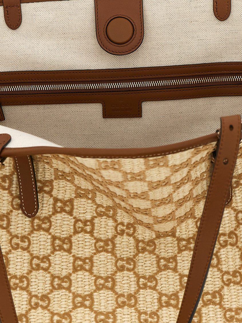 Brown Logo Large Tote 4