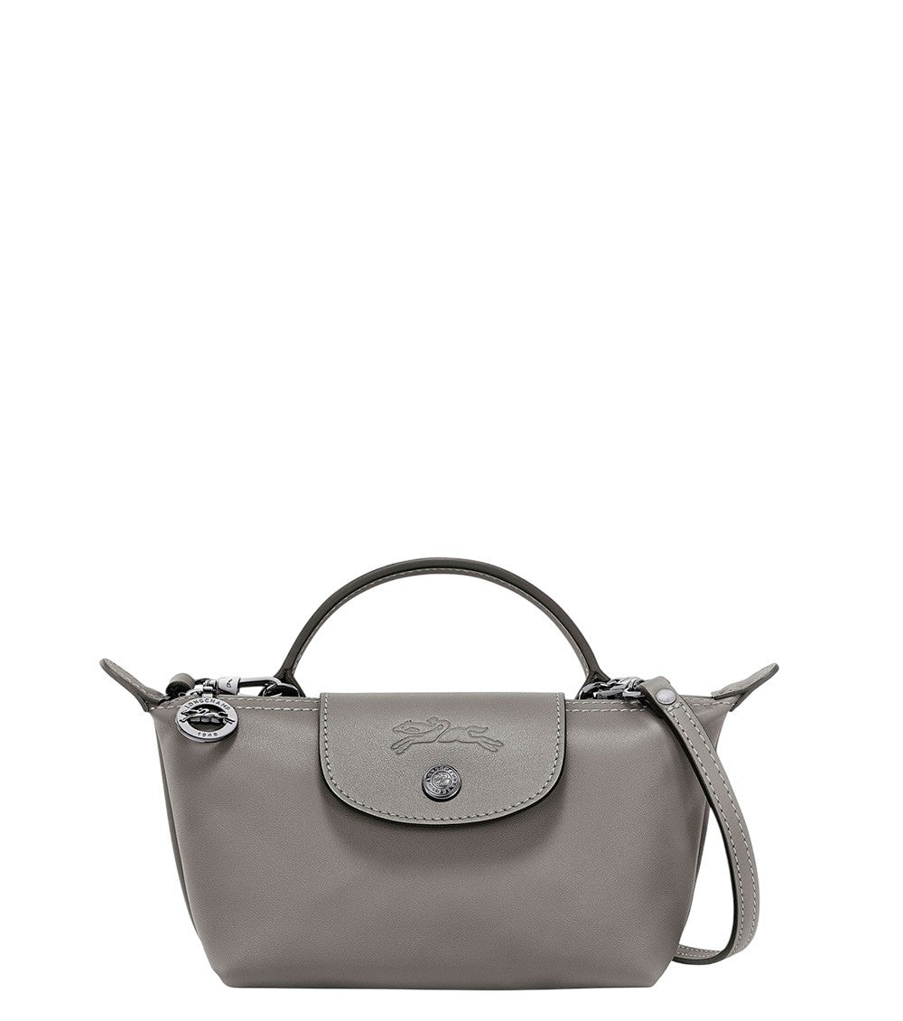 Grey Le Pliage XS Crossbody Bag 1