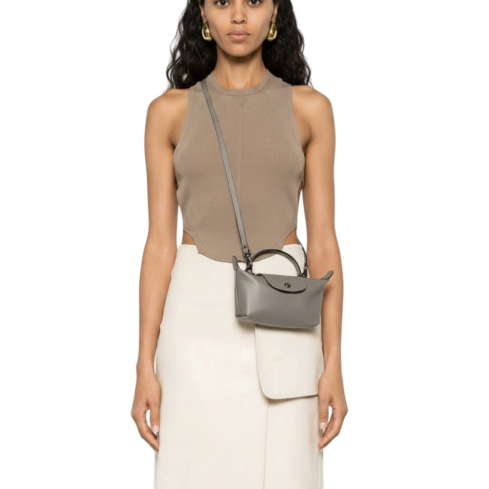 Grey Le Pliage XS Crossbody Bag 5