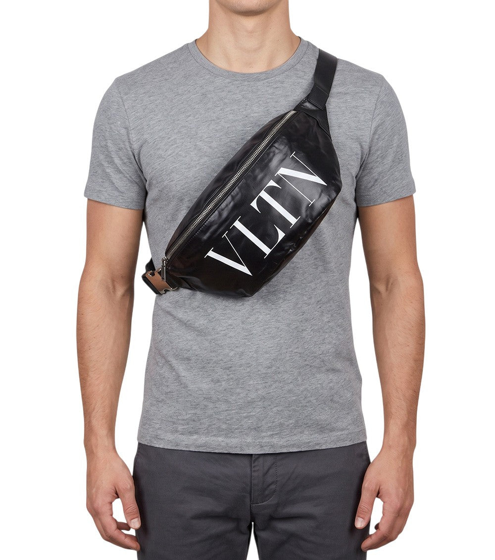 Black Logo Large Crossbody Bag 5