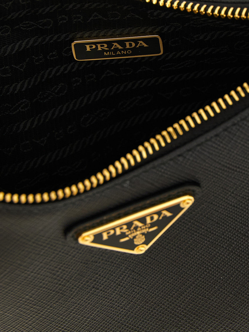 Black Logo Mini Shoulder Bag 4