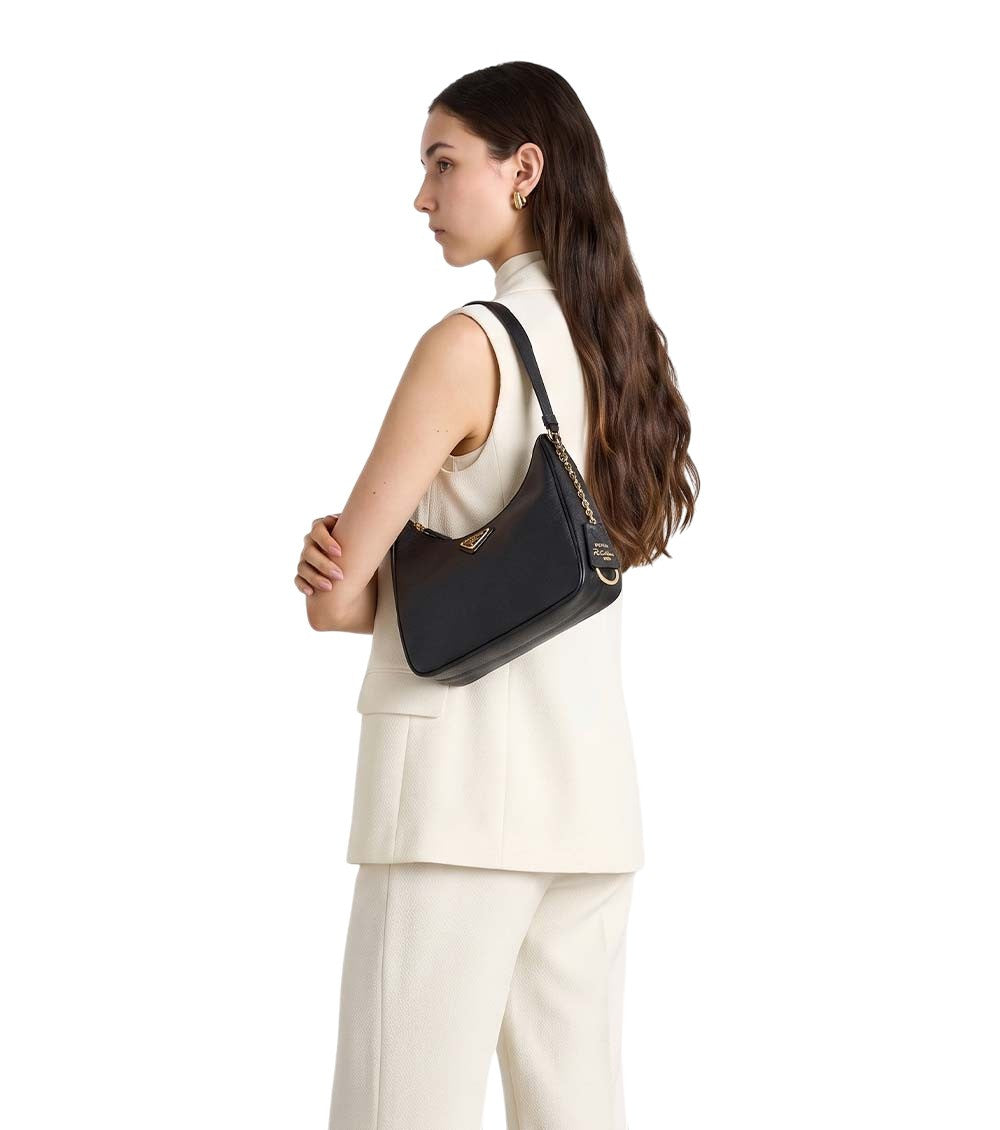 Black Logo Mini Shoulder Bag 5