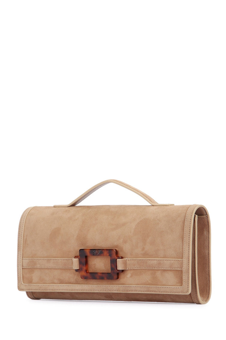 Beige Belle Vivier Clutch 2