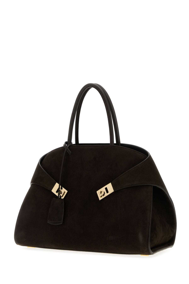 Dark Brown Hug Medium Tote 2