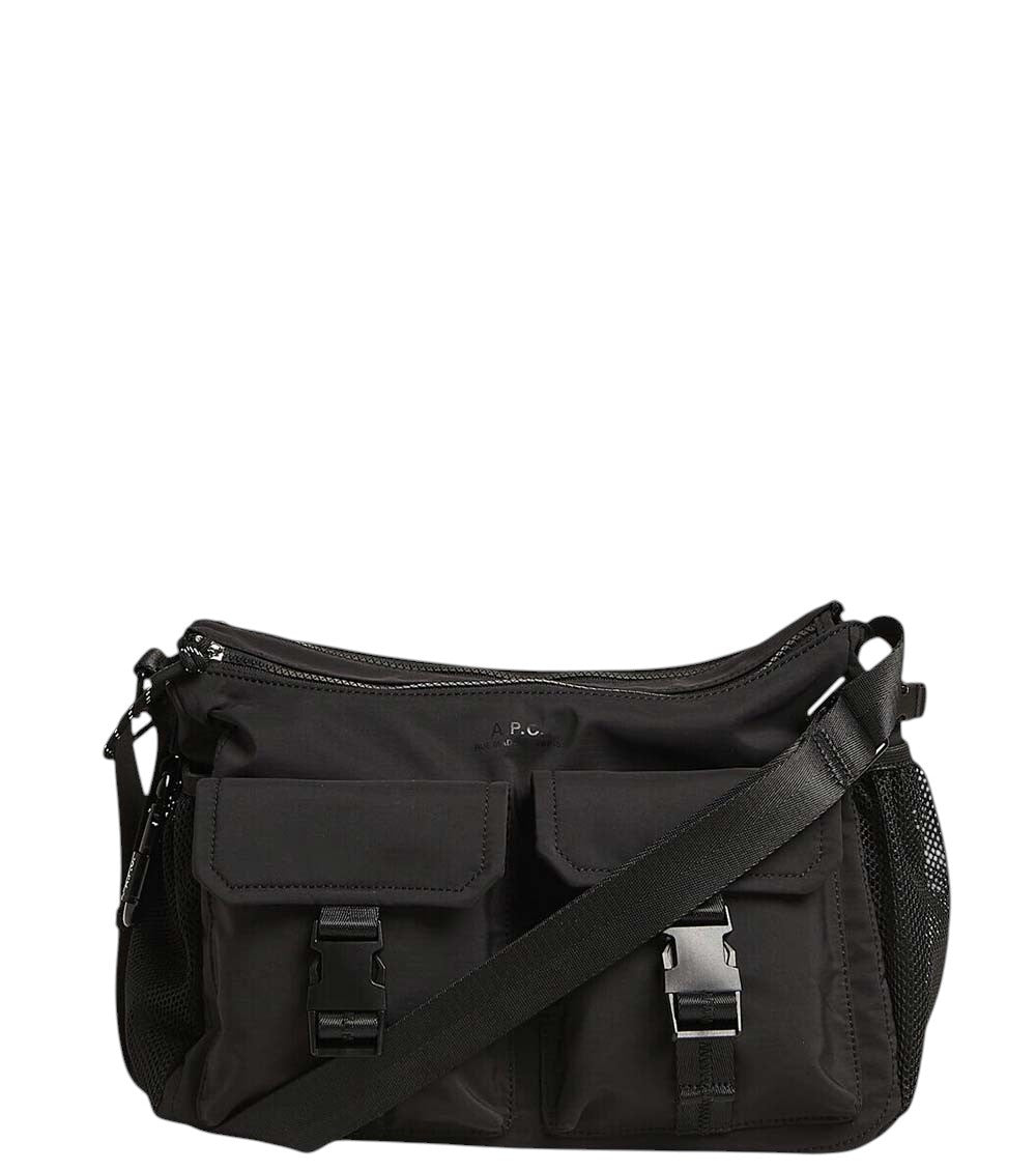 Black Trek Large Messenger Bag 1