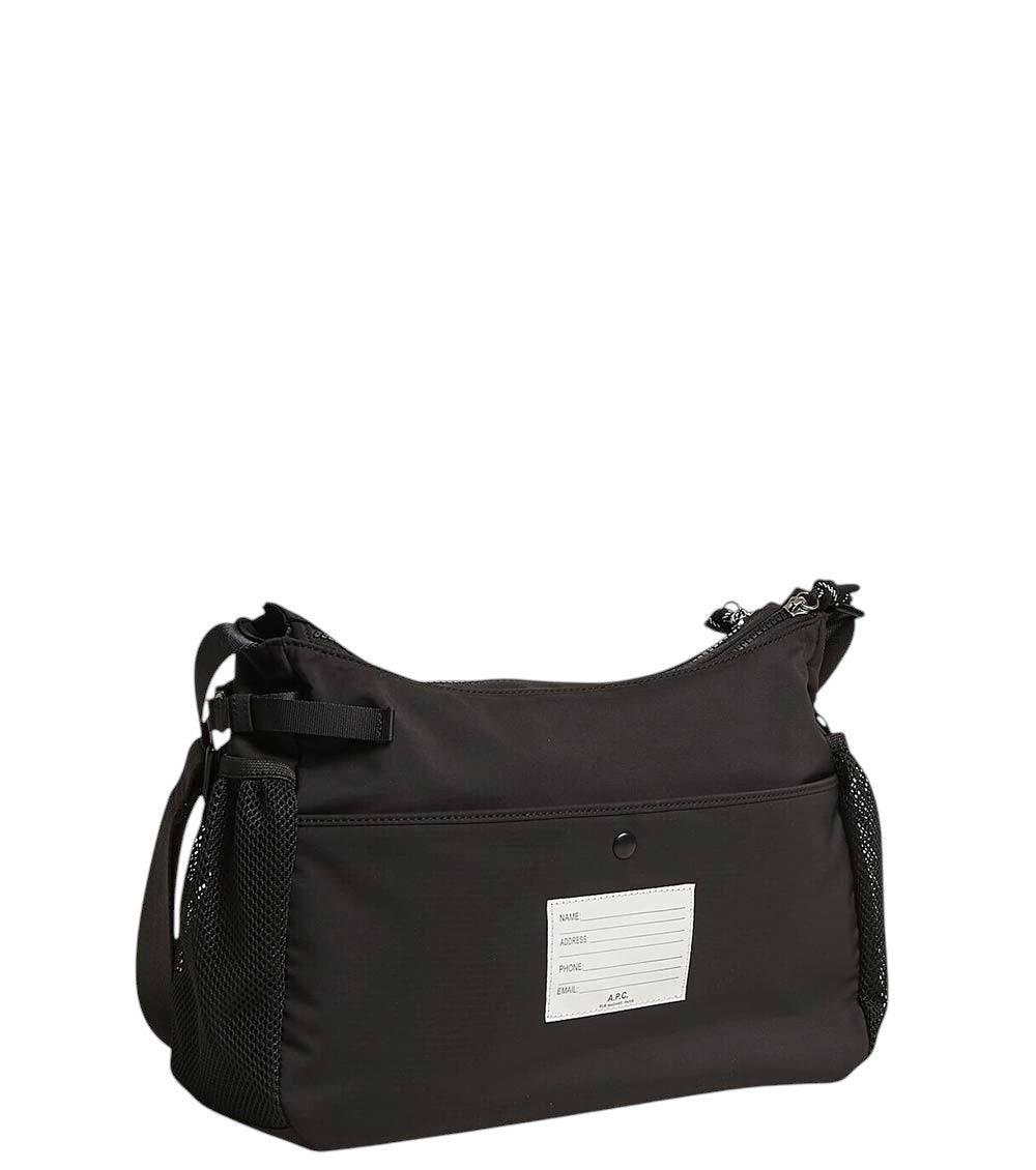 Black Trek Large Messenger Bag 3