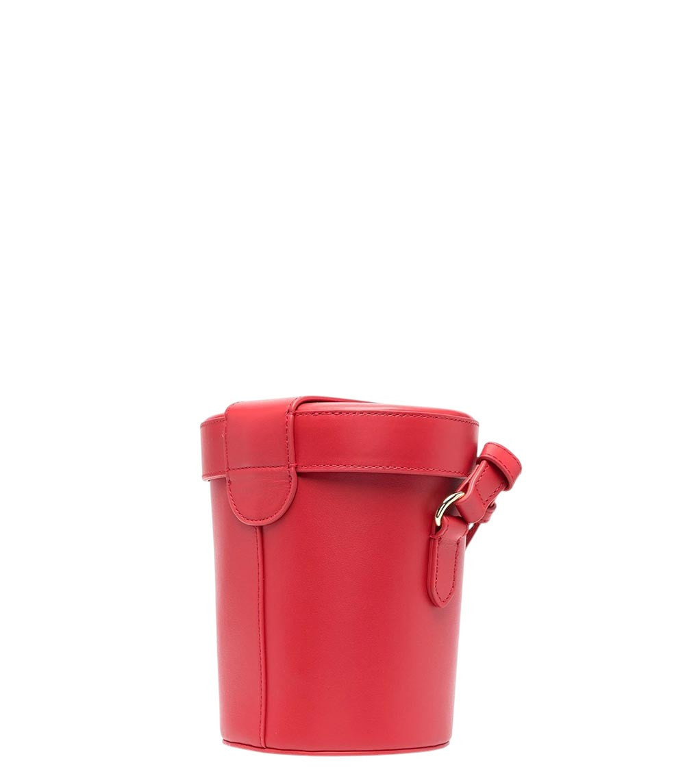 Red Logo Mini Bucket Bag 2