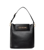 Black Logo Small Bucket Bag 1