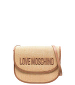 Beige Logo Medium Crossbody Bag 1