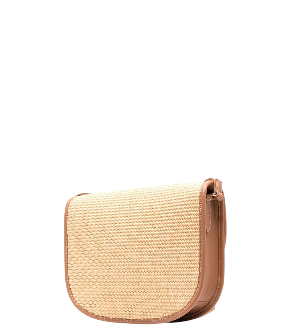 Beige Logo Medium Crossbody Bag 2