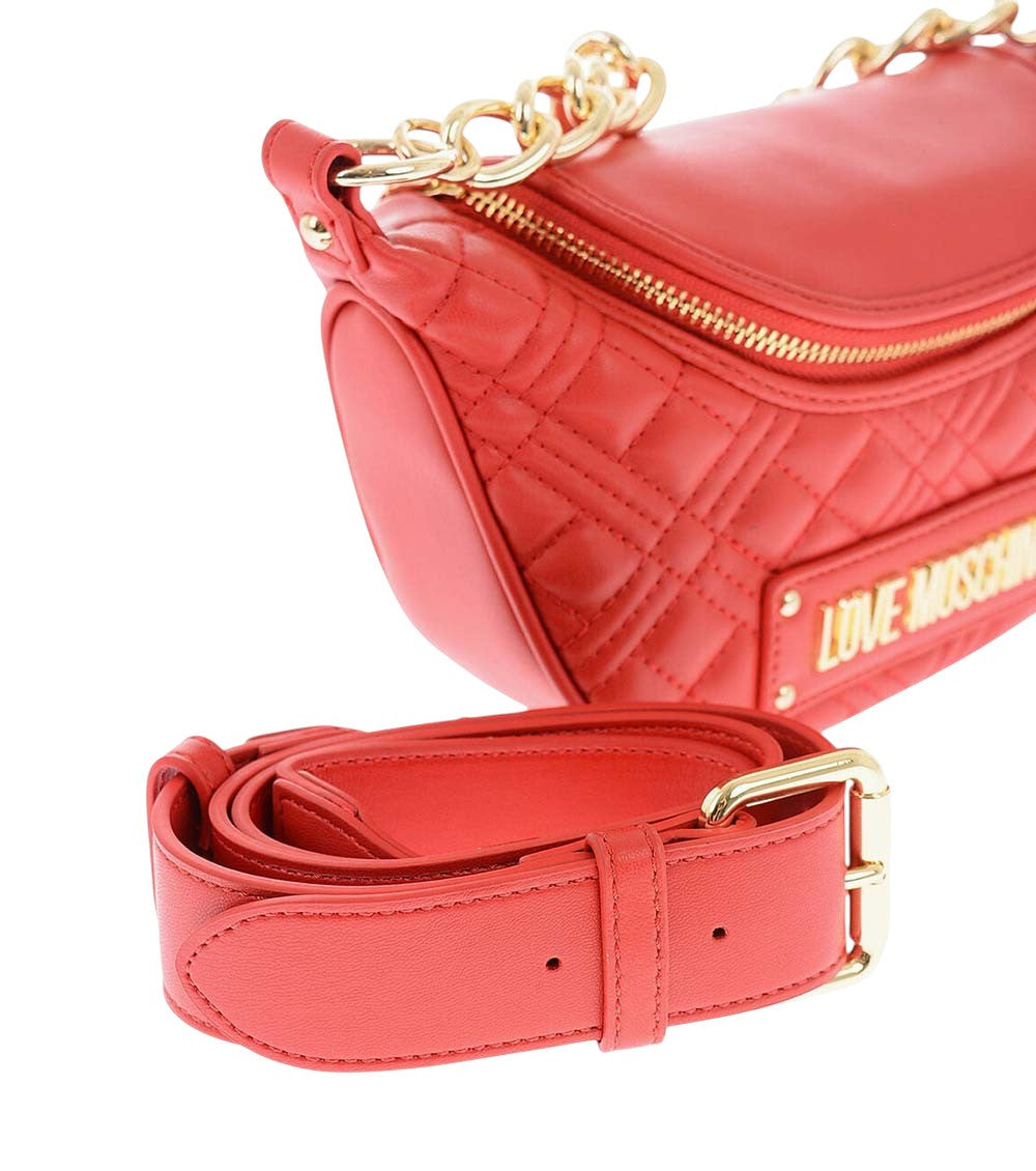 Red Logo Medium Crossbody Bag 4