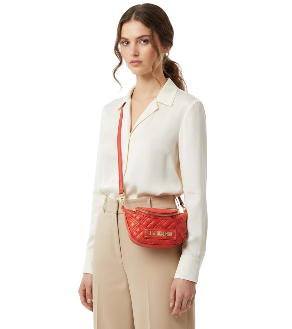 Red Logo Medium Crossbody Bag 5