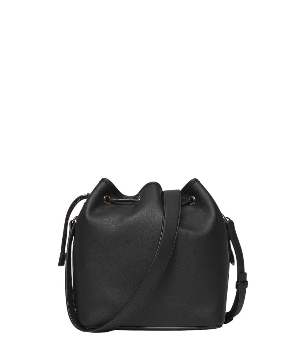 Black Logo Mini Bucket Bag 2