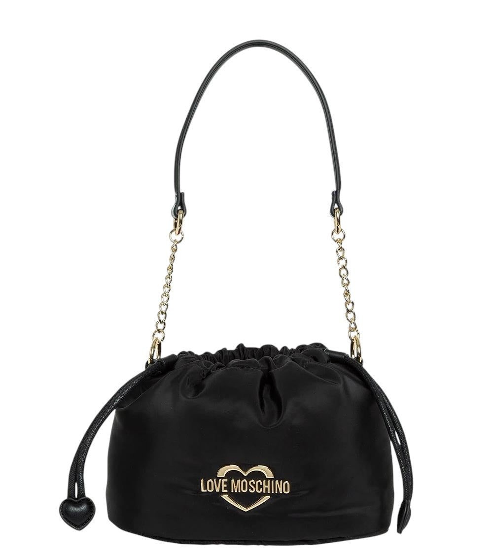 Black Logo Plaque Mini Bucket Bag 1