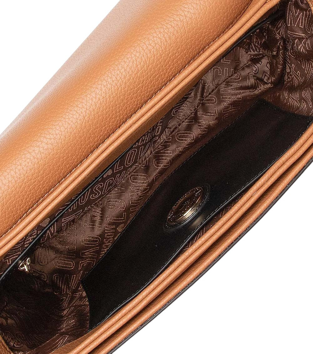 Brown Logo Medium Crossbody Bag 4
