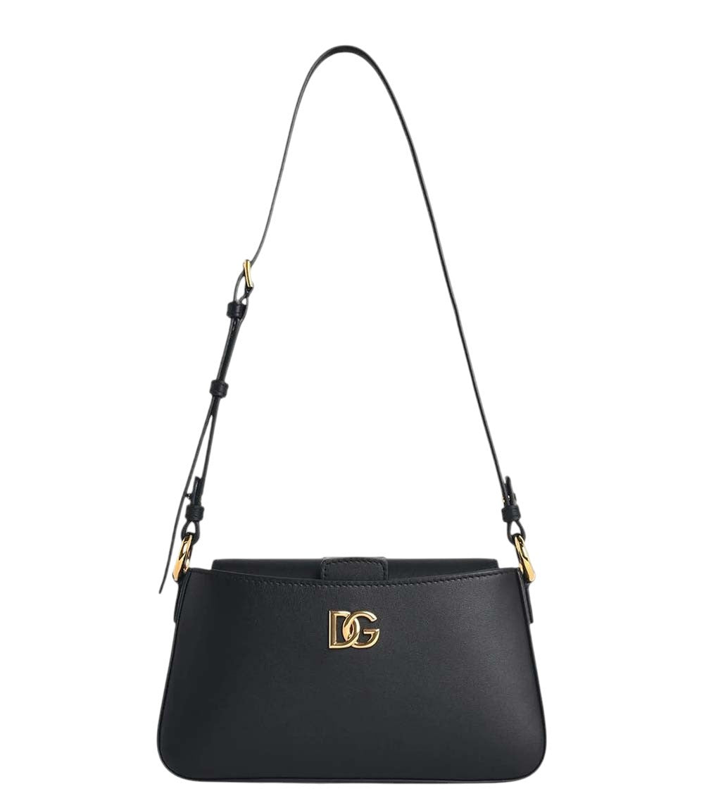Black Logo Small Shoulder Bag 1