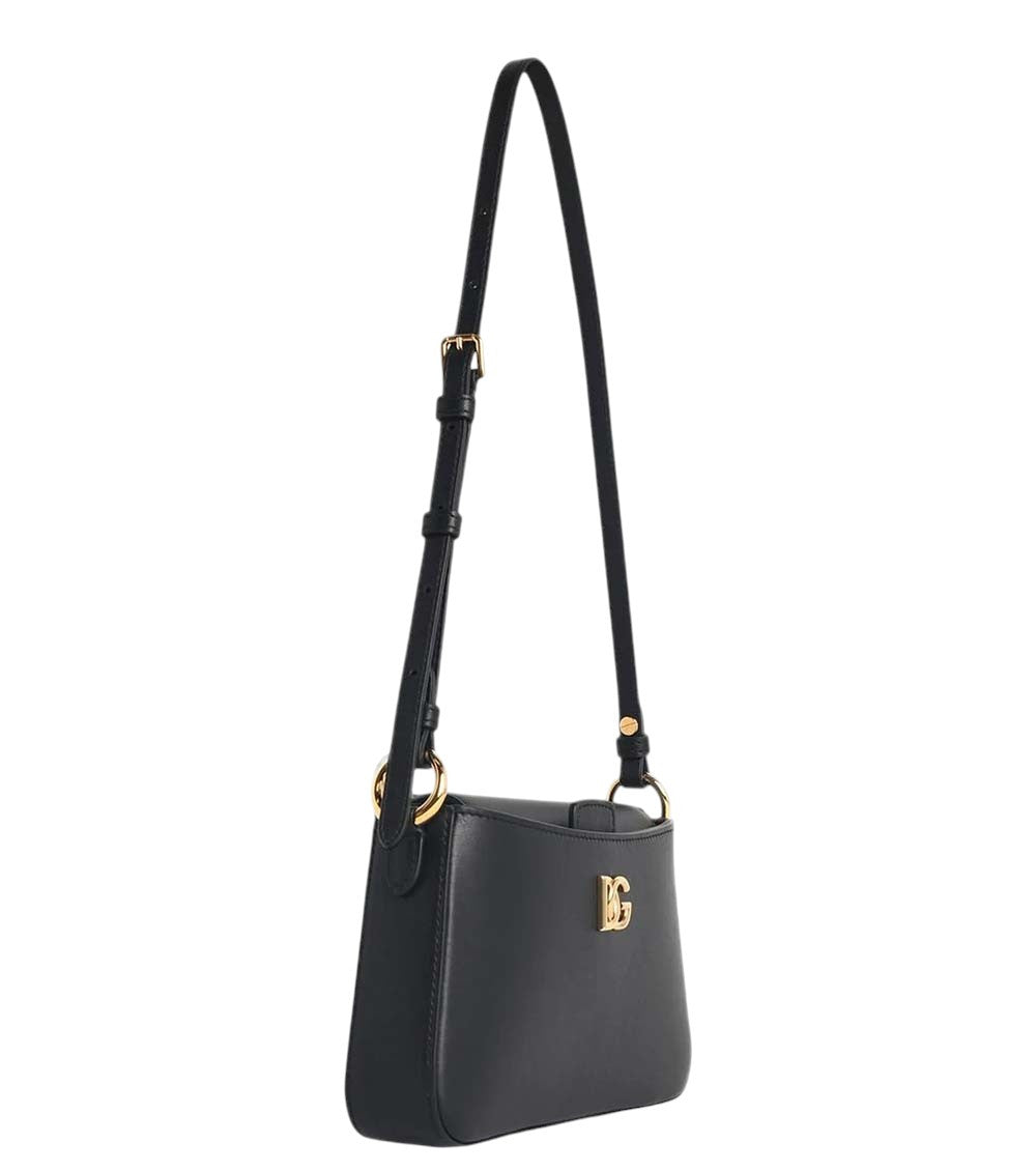 Black Logo Small Shoulder Bag 3