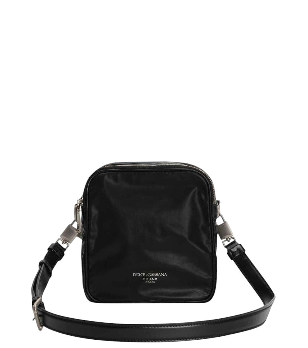 Black Logo Large Crossbody Bag 2