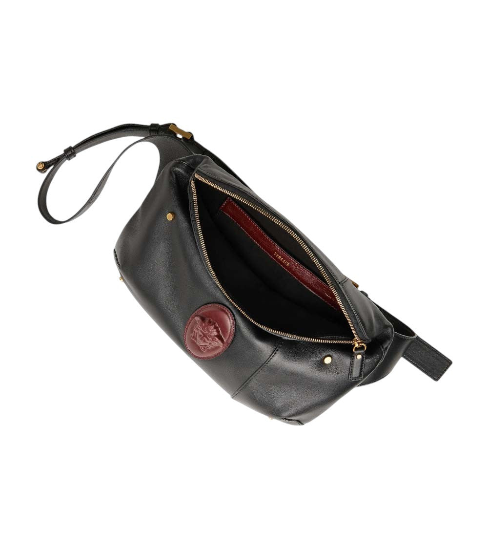 Black Lou Medium Crossbody Bag 4