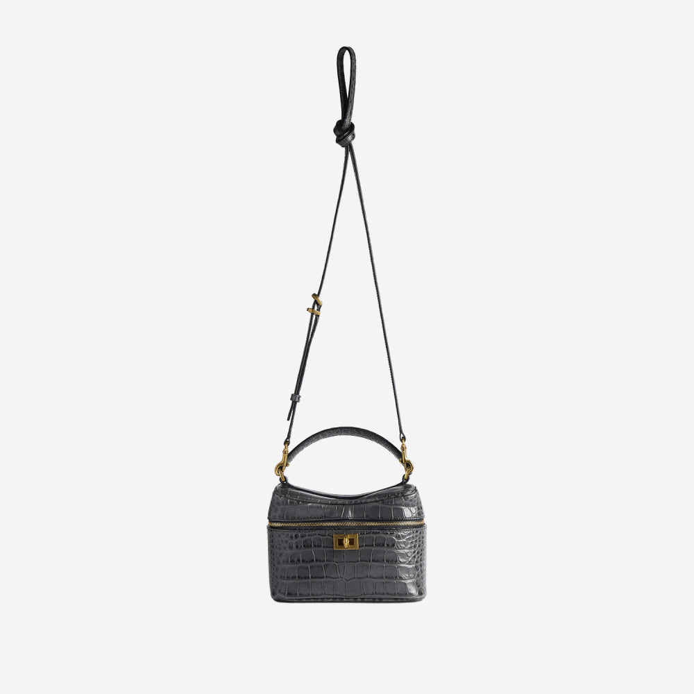 Dark Grey Rodeo Crossbody Bag 4