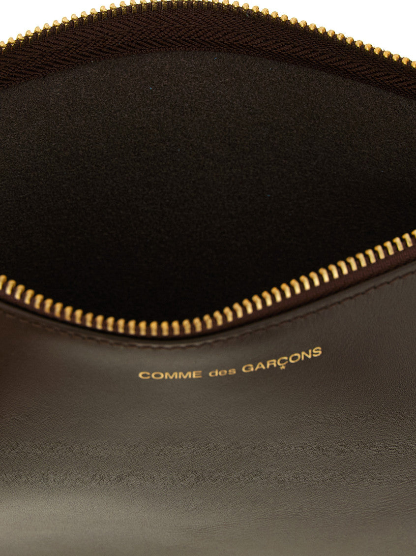 Dark Brown Logo Clutch 4