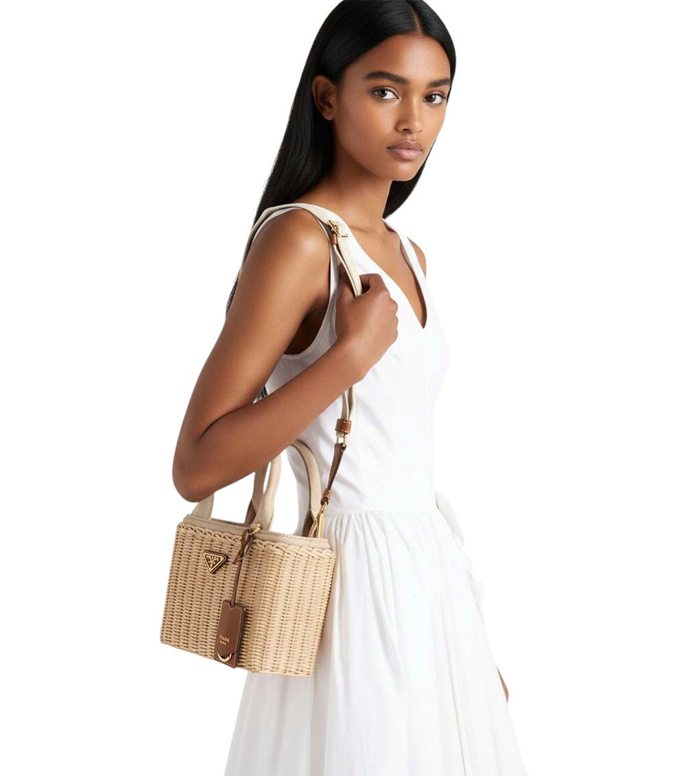 Natural Logo Small Tote 5