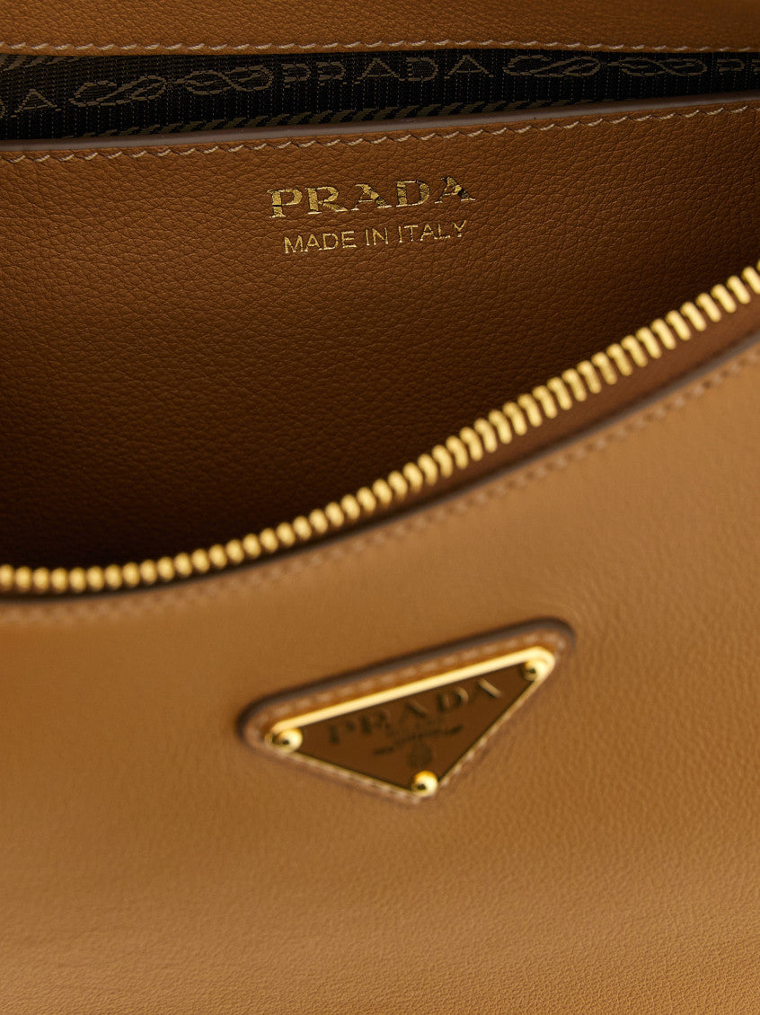 Brown Arque Medium Shoulder Bag 4