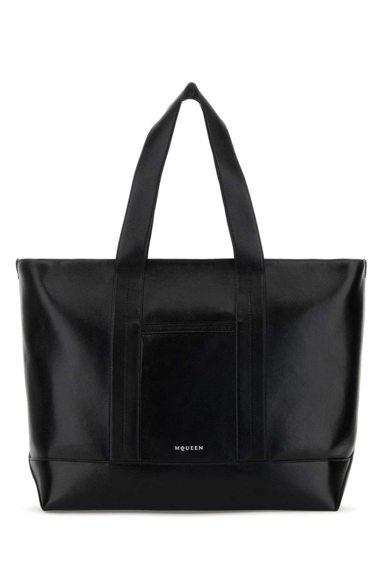 Black Leather Tote 1
