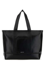 Black Leather Tote 1