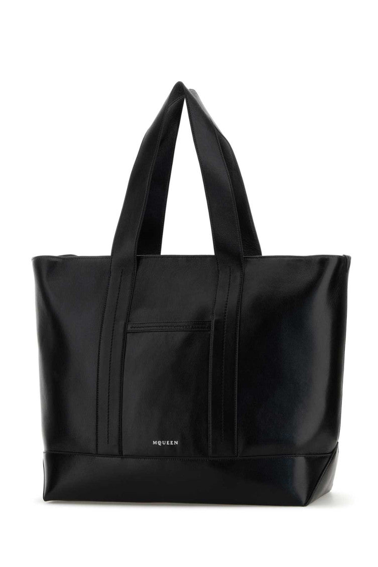 Black Leather Tote 2