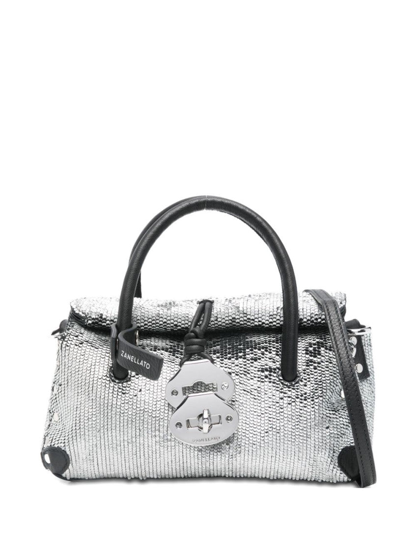 Silver Dotta Satchel 1