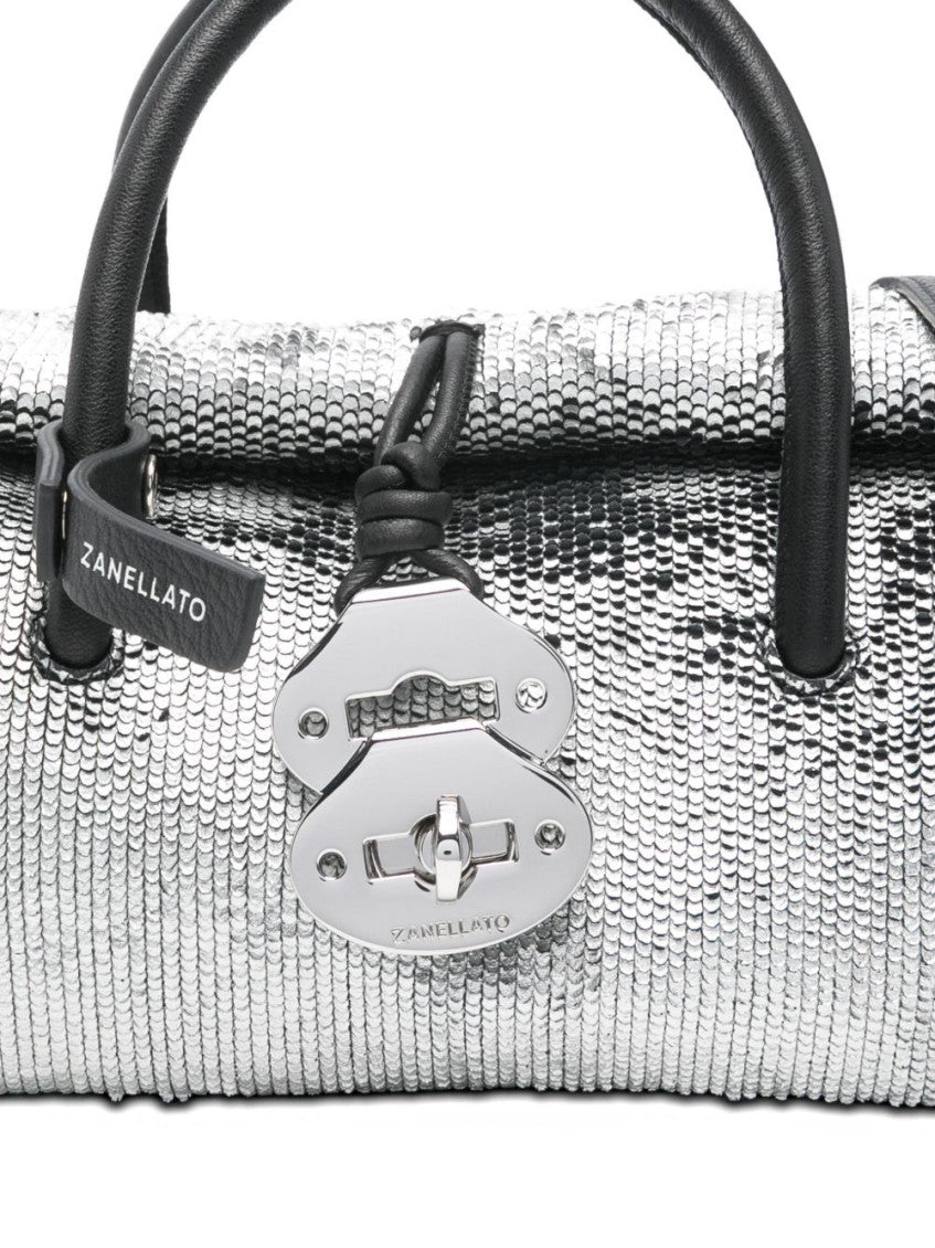 Silver Dotta Satchel 2
