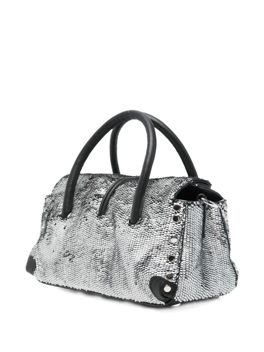 Silver Dotta Satchel 4