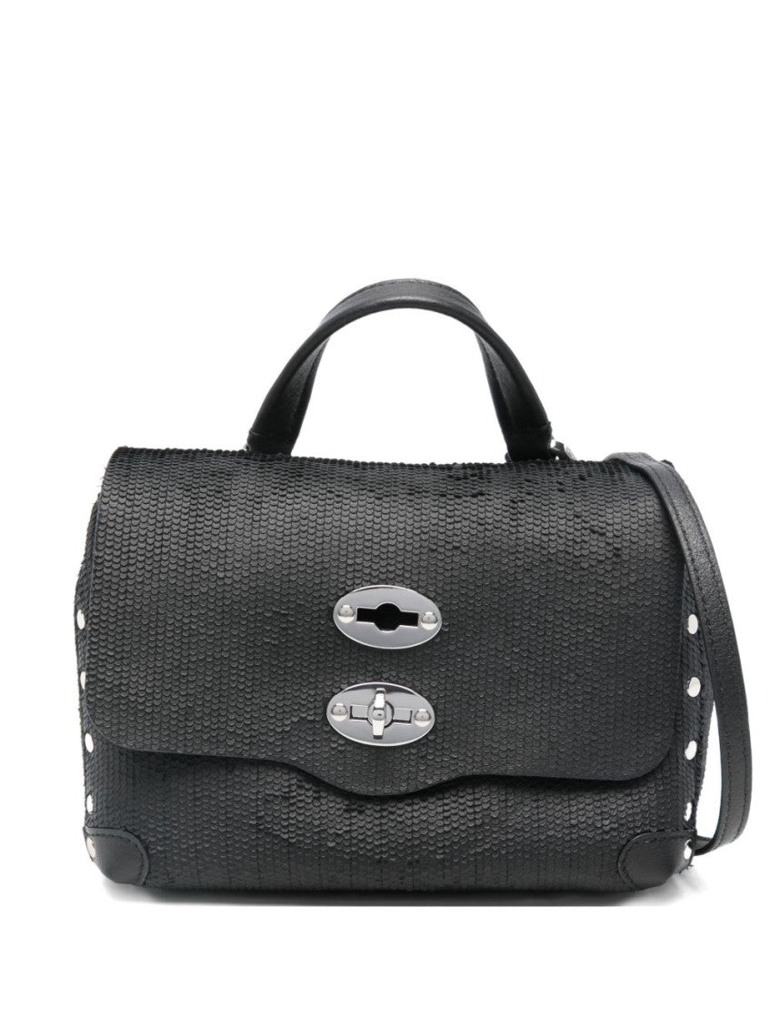 Black Postina Baby Satchel 1