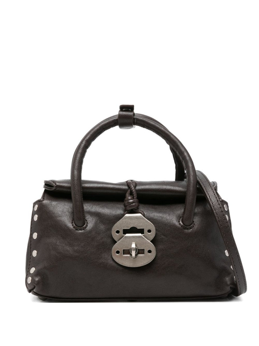 Dark Brown Dotta Baby Satchel 1