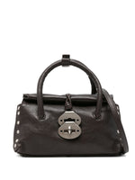 Dark Brown Dotta Baby Satchel 1