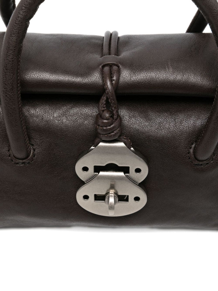 Dark Brown Dotta Baby Satchel 2
