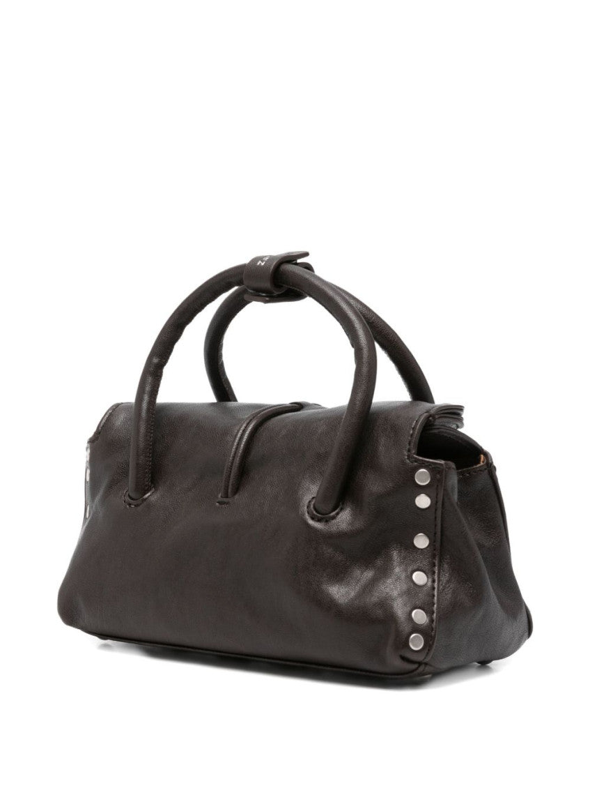 Dark Brown Dotta Baby Satchel 3